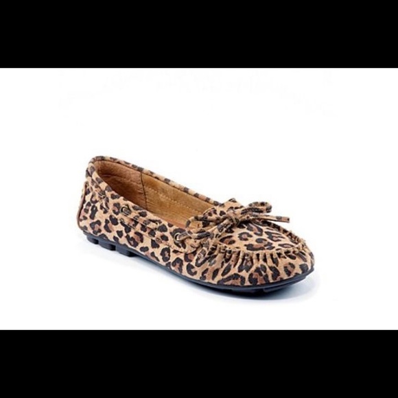 Lucky Brand Darico leopard print moccasin size 5.5 - Picture 1 of 5